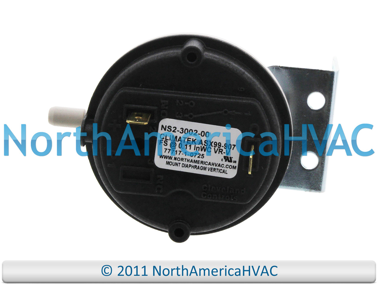 ClimaTek Heater Pressure Switch Fits Cleveland Controls NS2-3002